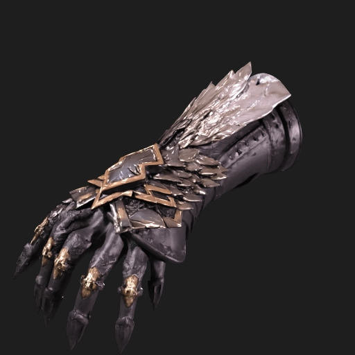 Falcon Gauntlet wearable cosplay forearm armor 3D model