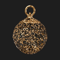 Filigree sphere pendant ornamental charm 3D model