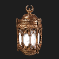 Ramadan lantern fanous crescent geometric 3D model