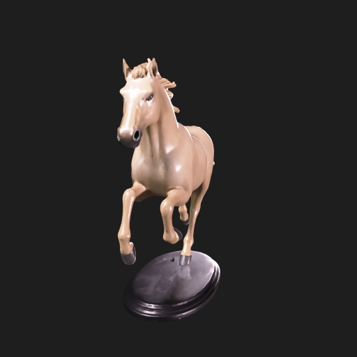 Arabian horse figurine galloping stallion 3D model